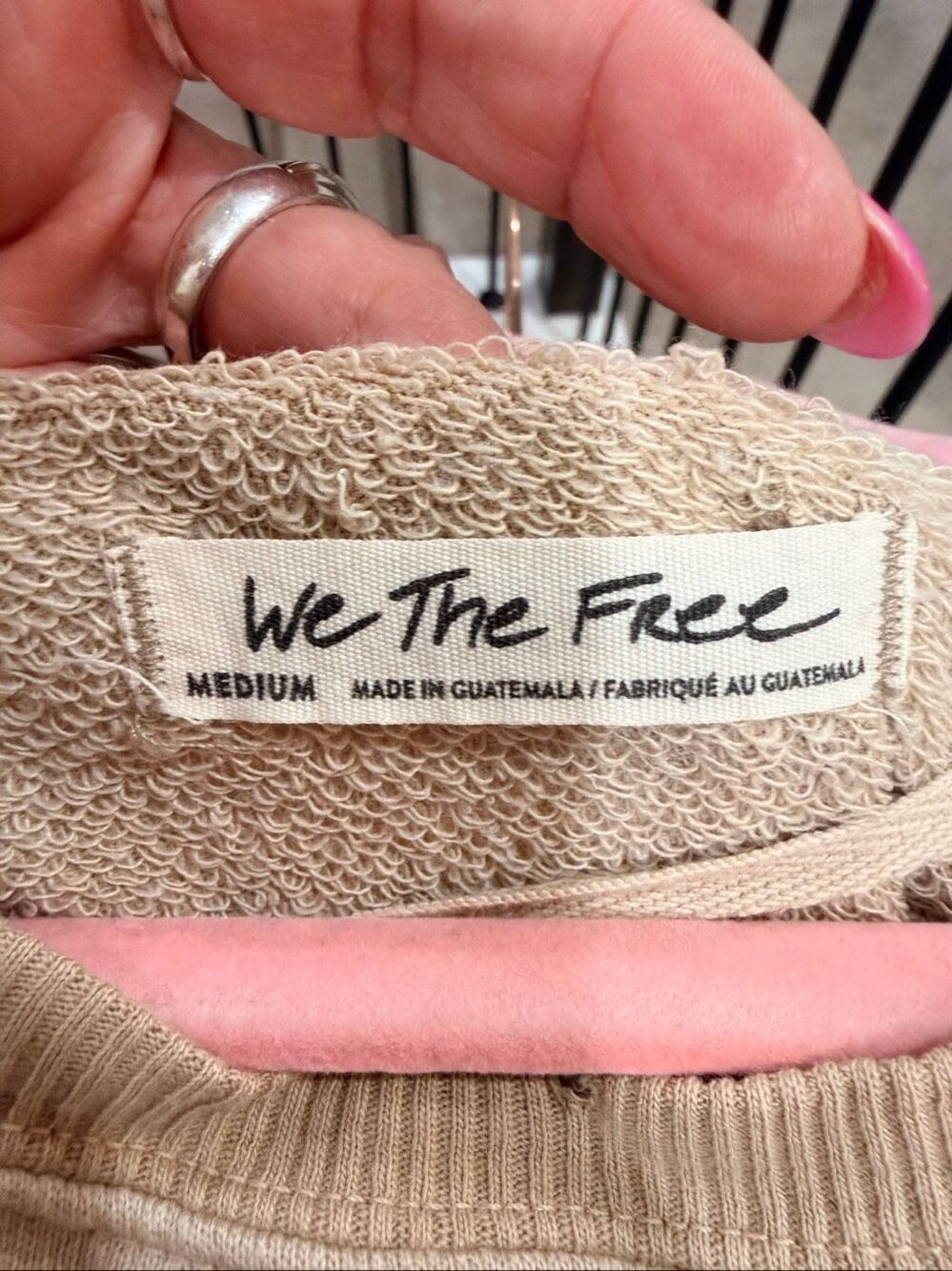 We The Free Free People Yellowstone Bison Graphic Sweatshirt Oversized Size M - Picture 4 of 5